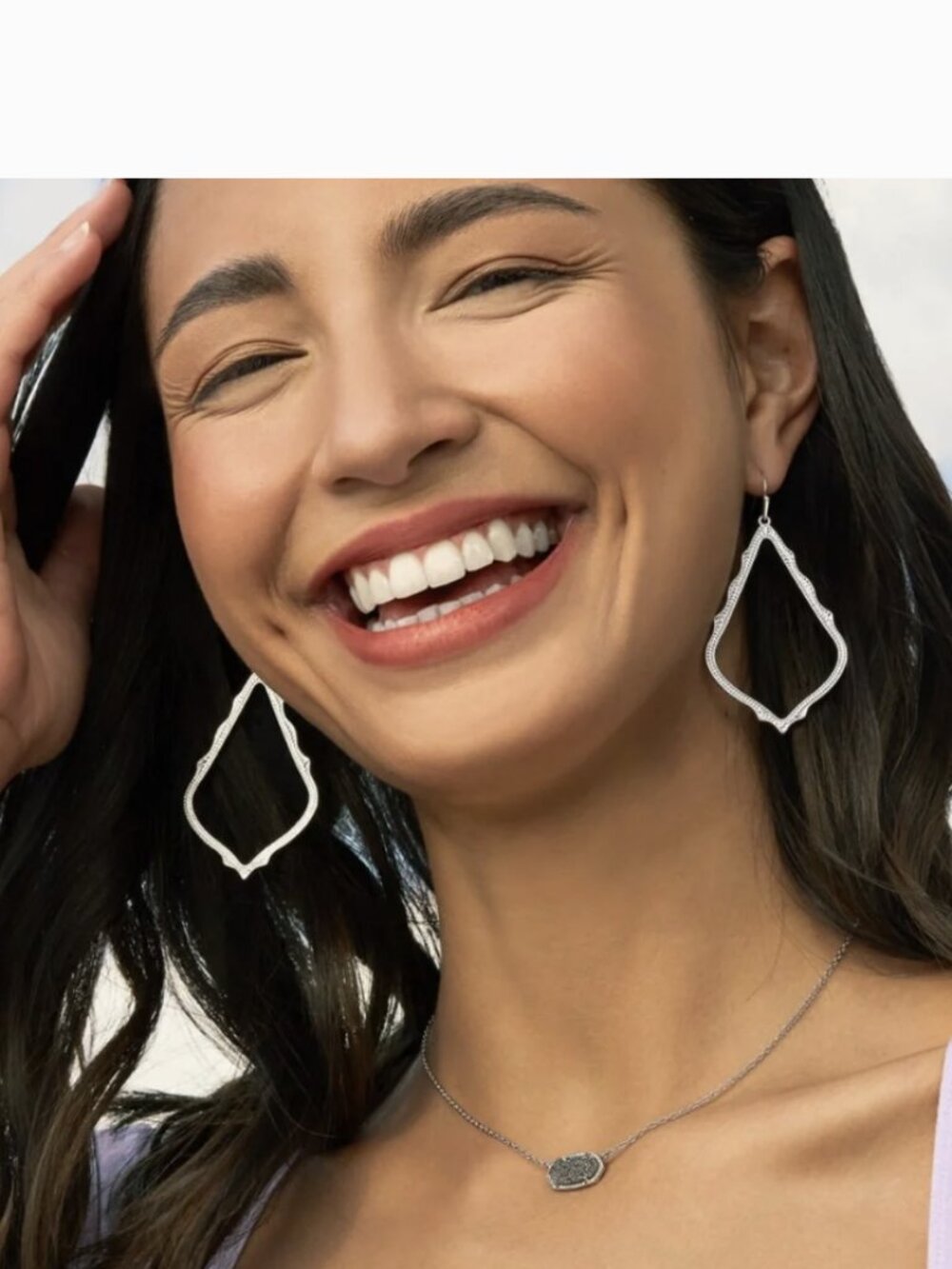 Kendra Scott Sophee Drop Earrings in Silver